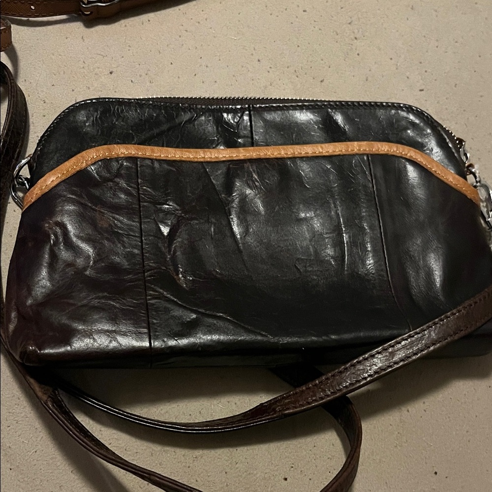 Brown Leather Crossbody Bag